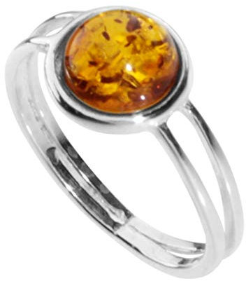 Ring - Almut - Silber 925/000 - Bernstein