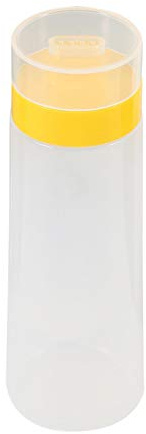 4-håls salladsdressande plastflaska, krydddispenser Ketchup Senapsdispenser(Yellow)