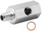 Aramox-Stecker auf Buchse NPT-Adapter, Öldrucksensor-Adapter NPT-T-Stück Drei-Wege-Stecker auf Buchse 1/8 Zoll auf M10x1,0 Turbo Versorgungsleitung Messgerät-Anschluss