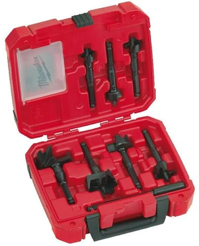 Milwaukee 4932479488 Selfeed Juego de Brocas, Estuche de Plástico, 7 Pcs