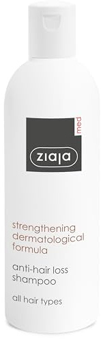 Ziaja ZIAJA MED Shampoo gegen Haarausfall mit stärkender Dermatologischer Formel, 300 ml, für alle Haartypen