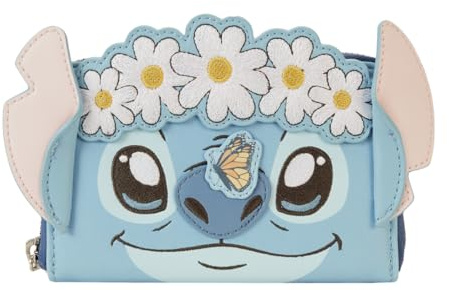 loungefly Disney by Porte-Monnaie Lilo and Stitch Springtime, Noir, Noir
