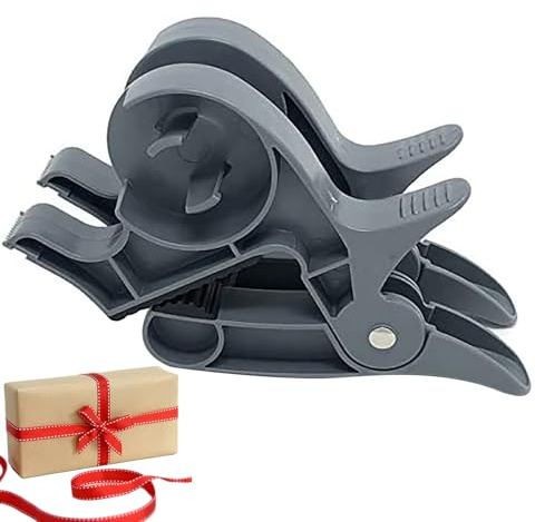 Yorajuy Wrapping Paper Table Holder, Paper Holder Tape Dispenser, Gift Wrapping Supplies, Christmas Wrapping Tape Holder, Winter Holiday Home School Stationery Paper Holder Clips