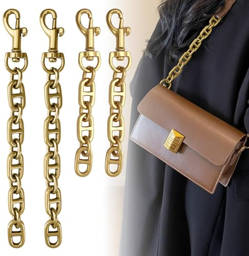4 Piezas Cadena de Repuesto de Metal Cartera, 12-17 cm Correas de Cadenas
