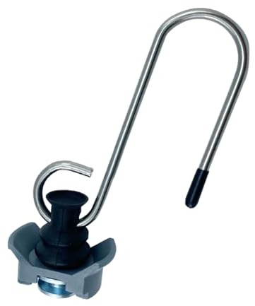 Fissaggio del carico Accessori Ganci in Metallo Installazione Facile Installazione Singoli Borchie Montaggio L Track Tie Down Ancoraggi Con Gancio S Rilascio Rapido Tie Down