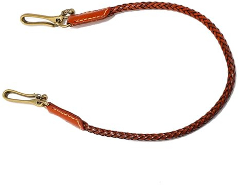 Cadena de cintura de PU resistente hecha a mano, accesorio multiusos para pantalones vaqueros, para entusiastas del punk y rock, cinturón de cadena de