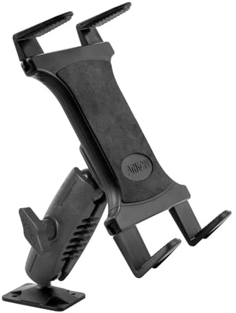 ARKON Supporti – Base per trapano resistente per tablet, presa sicura, compatibilità versatile, durata di livello professionale, facile installazione, robusto supporto per tablet | Adatto per iPad e