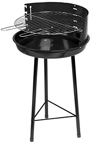 Ldk Garden Barbacoa de carbón y Estructura de Acero Negra