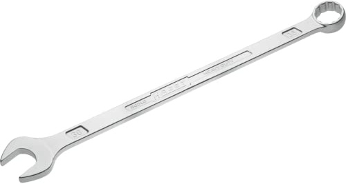 Hazet Ring-Maulschlüssel, extra lang, schlanke Bauform 600LG-36 ∙ Außen-Doppel-Sechskant-Tractionsprofil ∙ Schlüsselweite: 36 ∙ Abmessung: 580, verchromt