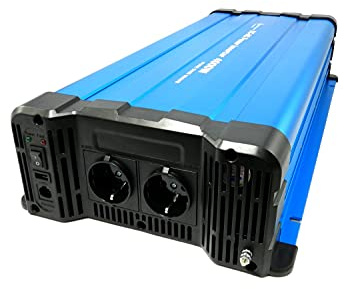 SOLARTRONICS FS4000DR Spannungswandler 24V 230V 4000W / 8000W Reiner Sinus Wechselrichter 24V auf 230V für Wohnwagen & Wohnmobile mit Schuko & USB Anschluss