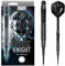 Harrows Black Knight 90% Wolfram-SoftTip-Dart-Set – 18 g und 20 g – inklusive Black Carbon ST Midi-Schäften und Micron Black Knight Flights-18g