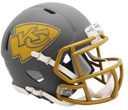 Riddell Speed Mini Football Helm Slate Kansas City Chiefs