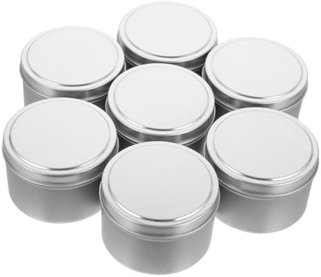 Gatuida 9 Piezas Lata De Fragancia Vacía Para Velas Contenedor De Hojalata Redondo De Unidades Para Hacer Velas Diy y Almacenamiento