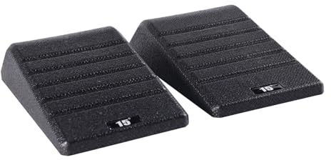 Squat Wedge - Tavola inclinata 29x10 cm, comoda da trasportare | Blocco Squat Wedge con angoli regolabili e doppia inclinazione, allungatore per polpacci per flessibilità, mobilità della caviglia, ese