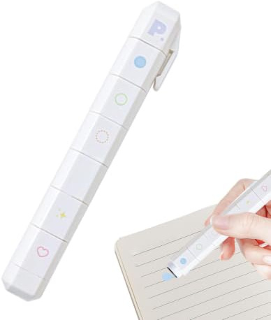 Tampons scrapbooking Stylo Gabarit Pochoir Pour Fabrication De Carnets