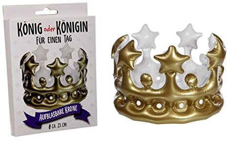 Cepewa Couronne Gonflable d'environ 23 cm