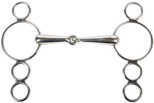 Harry's Horse Mors à 4 Anneaux avec 3 Anneaux supplémentaires 19 mm Taille : 11,5