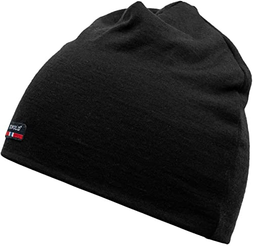Devold Breeze Merino 150 Beanie Schwarz - Merino Leichte funktionelle Merinowoll Beanie, Größe One Size - Farbe Black