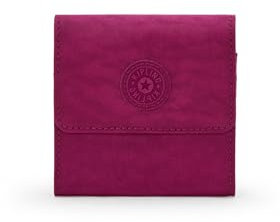 Kipling Damen Cece, Geldbörse, Schnappverschluss, Metallic Kleine Geldbörse, Lila Feige, 4.25''L x 3.875''H x 0.5''D, Damen Cece, Geldbörse, Schnappverschluss, Metallic Kleine Geldbörse