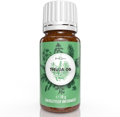 Green Spirit Thuja D6 Streukügelchen - Vorratspackung mit 10 g