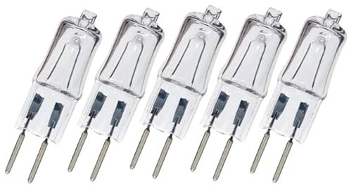 WYLIELAMSH 5Pcs GU5.3 Bi-Pin Base Aroma Night Light G5.3 220V100W Base Halogen JC Type Bulbs Light Lamp Bulb 200W