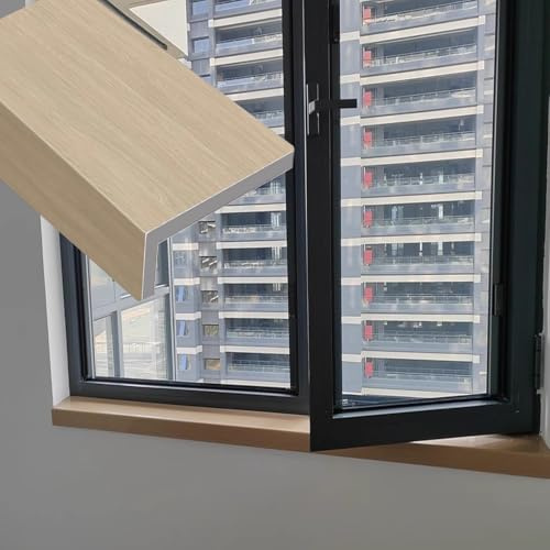 Cubierta Impermeable para Alféizar De Ventana Y Placa Protectora. Fácil De Instalar, Ideal para Alféizares De Madera Antiguos, Cornisas Y Reparación De Revestimientos Interiores (120 X 12 Cm [47 1/4