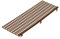 INEFA Laubfangstreifen, Dachrinnenschutz, NW 100/125/150, Braun 100 cm | 30 Stück