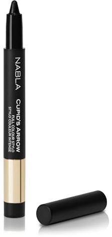 NABLA Cupid's Arrow Longwear Stylo, Black | Langanhaltender und hochpigmentierter Stylus-Stift | vielseitig verwendbarer Liner, Lidschatten oder Lippenstift, cremige und komfortable Textur für ein