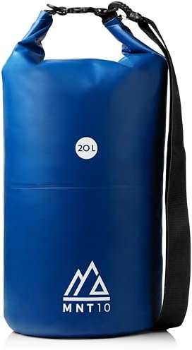 MNT10 Dry Bag Premium Packsack wasserdicht mit Tragegurt I Dry Bags Waterproof in 10l oder 20l I Wasserfeste Tasche für Reisen, Outdoor und Camping I Seesack robust und widerstandsfähig