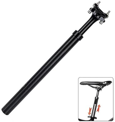 Postes de Sillín de Bicicleta, Tija de Sillín con Suspensión de Bicicleta 27.2 28.6 30.4 30.9 31.6 33.9 mm Tija de Sillín Ajustable de Aluminio para MTB Bicicleta de Carretera ( Size : 30.4*400mm )