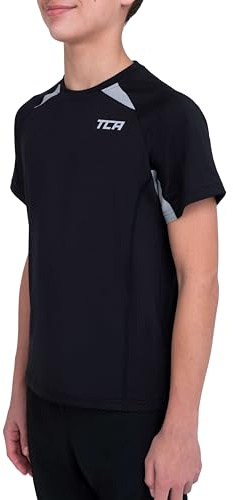 TCA Quickdry Boys T Shirt for Football, Sport, Training - Boys Football Kit for Kids, Boys T Shirts