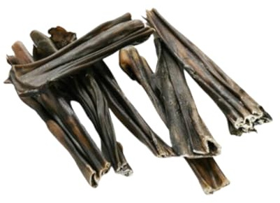 Premium Dried Venison Skin Dog Treats - Natural Teeth Cleaning Chews, Low Calorie, Long Lasting, No Hide Chew for Dogs 1 kg Bag.