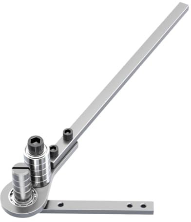 perfk Piegatrice manuale per metalli, piegatrice per tubi, robusta, professionale, multifunzione, per barre d'acciaio per barre di rame, per 1 Mm a 4 Mm