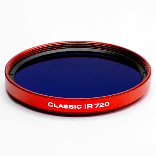 TruColor Classic IR 720, Infrared Filter, 720nm IR Pass for Full-Spectrum Converted Cameras, High-Contrast Color & Black-and-White IR Photography, Ideal for Landscapes & Creative Effects (52mm)