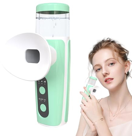Heated USB Nano Eye Moisturizer & Soother - Portable Drops Steamer for Dry Eye, Rechargeable Electric Mist Sprayer with Warm Compress for Relief, Home & Travel