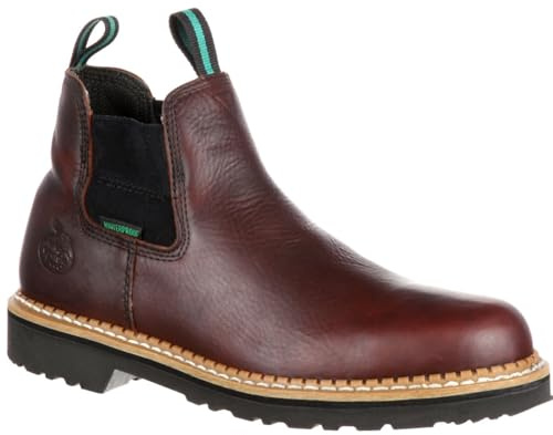 Georgia Giant Waterproof High Romeo Boot, Soggy Brown, Size 12(M)