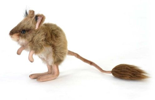 Hansa Plush Soft Toy Long Tailed Mouse. Cute Jerboa or Desert Rat. 5131