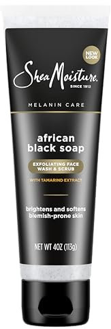 Shea Moisture Sheamoisture African Black Soap Problem Facial Wash & Scrub - 4 Oz by Shea Moisture