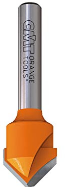 CMT ORANGE TOOLS 915.001.11 - V-NUTFRÄSER 90° S=8 D=18X7,4X60 RE