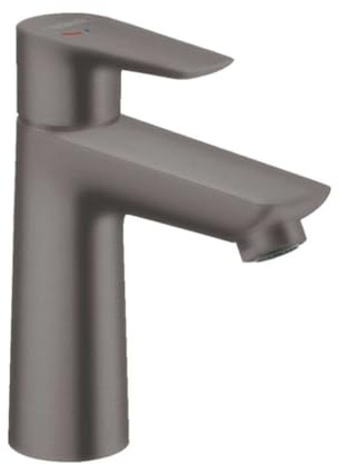Hansgrohe Single-Lever Washbasin Mixer Tap, Brushed Black Chrome, Spout Height, 110 mm