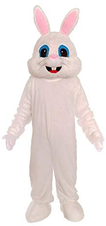 Påskkanin kanin kanin maskot kostym vuxen halloween maskeraddräkt