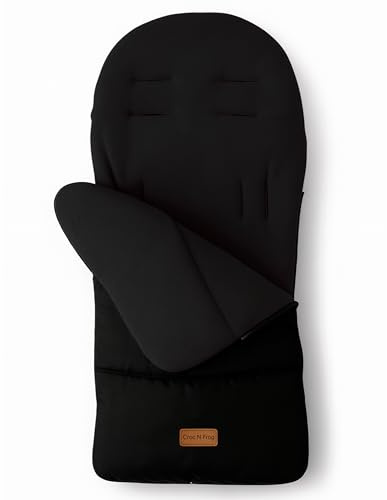 CrocnFrog Universal Baby Bunting Footmuff - Cosy Toes Fit Toddler Foot Muff for Stroller, Buggy, Pushchair & Pram Footmuffs Comes with Warm and Soft Polar Fleece Water, Wind