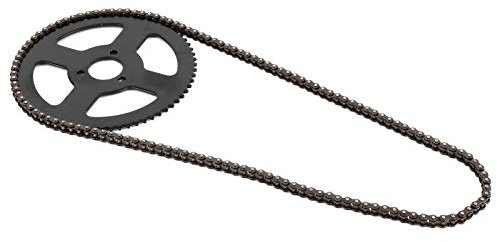 25H Chain Rear Chains Sprocket,25H Chain 144 Links Sprocket 2 Stroke Shaft for Electric Mini Moto Pocket Bike ATV Quad Accessory