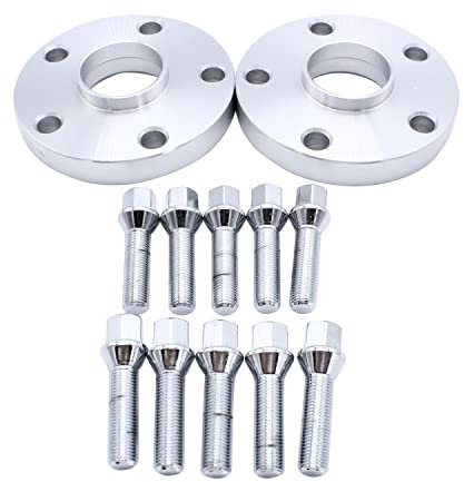 TAKPART 2 Stück 15mm Spurverbreiterung Distanzscheiben Set Ø65,1 5x110mm mit 100Stück Radschrauben M12x1,5 für Vauxhall Astra (5 Stud) H 04-09