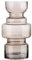 GILDE Deko große Vase Glasvase XL - Moderne Blumenvase aus Glas - Herbst Deko Winter Weihnachten - Farbe: Braun Höhe 30 cm