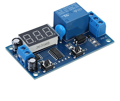 12V DC Programmable Timer Switch with LED Display Energy Efficient Automation Control for Home Industrial Projects 24/7 Smart Timer Module