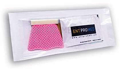 ENTPROMED Thermoplastic External Nasal Splint - a Kit - Pink Color - External Nasal Splint, Post Nasal Surgery, Rhinoplasty, Septoplasty, ENT Product. (Medium 41mm x 59mm)