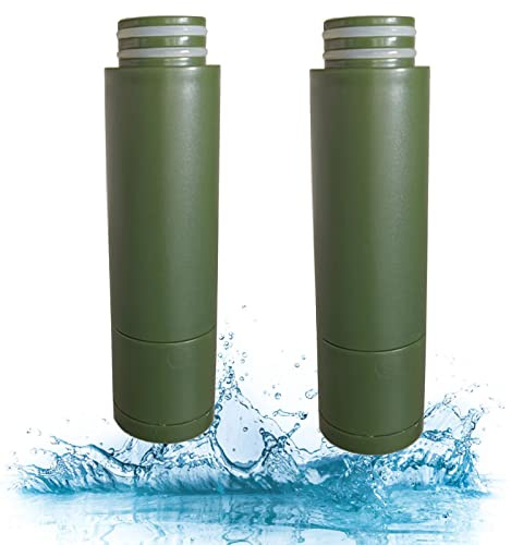 Filtre à eau extérieur de rechange - Tuer 99,999 % des bactéries et germes filtre à eau Filtre à eau extérieur Survival Replacement Filter (2)
