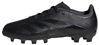 adidas Unisex Kinder Predator 24 League Low Multi-Ground Boots, Core Black / Carbon / Core Black, 34 EU