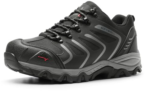 NORTIV 8 Zapatillas Trekking Zapatos Senderismo Hombre | Impermeable y Protección, Suela Duradera, Plantilla Flexible, Ideal Exteriores, Forro Reflectante